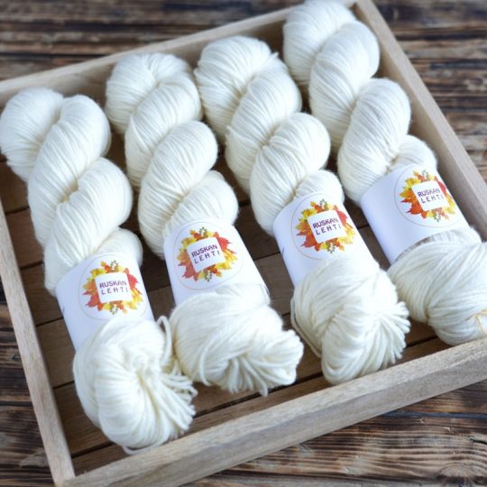 Merino Sock DK: Luonnonvalkoinen