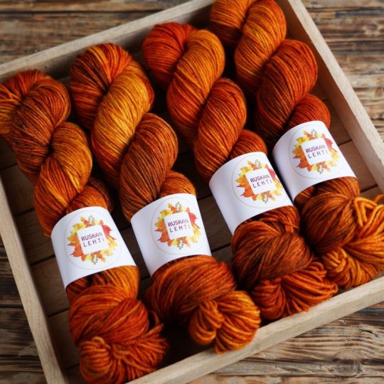 Merino Sock DK: Ruskanlehti