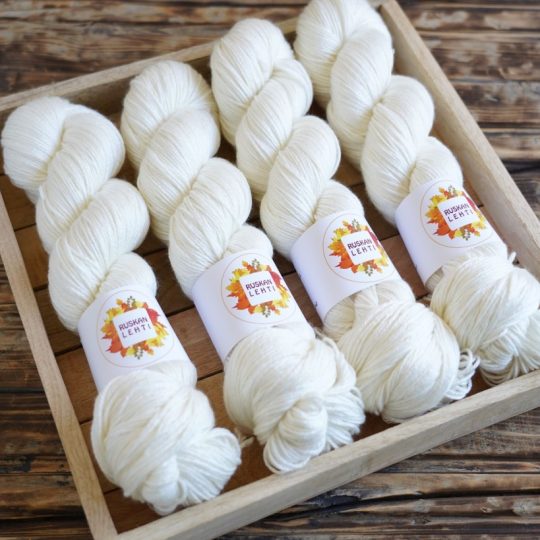 Silk Merino: Luonnonvalkoinen