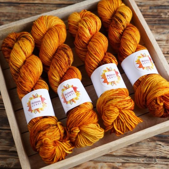 Merino Sock DK: Kultaiset lehdet