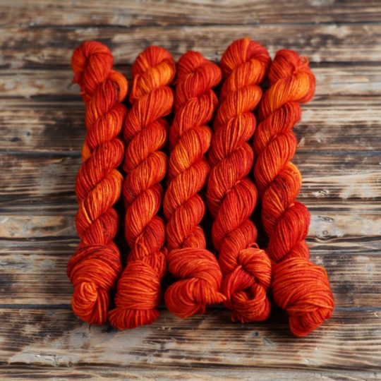 Merino Sock Mini: Pihlajanmarjat