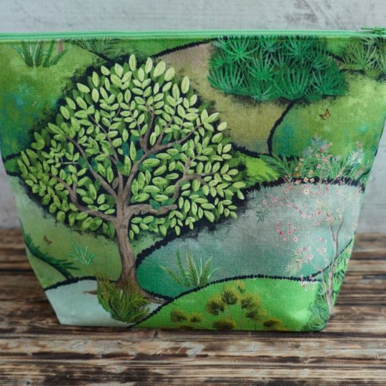 Projektipussi: Maisema kirkas vihreä, koko L